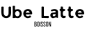 boisson ube latte logo rectangle